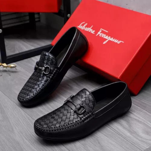 Replica Salvatore Ferragamo Leather Shoes For Men #1291948, $92.00 USD, [ITEM#1291948], Replica Salvatore Ferragamo Leather Shoes outlet from China