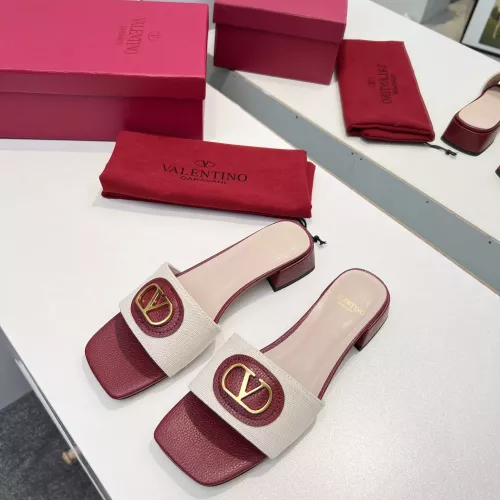 Replica Valentino Slippers For Women #1292417 $85.00 USD for Wholesale