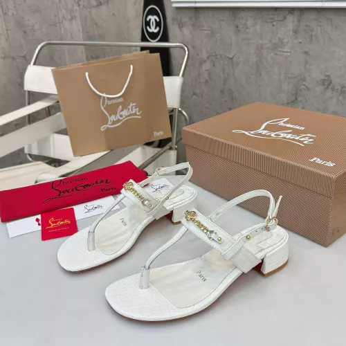 Replica Christian Louboutin Sandal For Women #1292491, $96.00 USD, [ITEM#1292491], Replica Christian Louboutin Sandal outlet from China