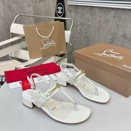 Replica Christian Louboutin Sandal For Women #1292491 $96.00 USD for Wholesale