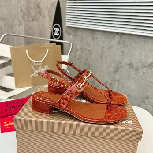 Replica Christian Louboutin Sandal For Women #1292492 $96.00 USD for Wholesale