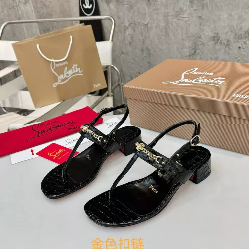 Replica Christian Louboutin Sandal For Women #1292495, $96.00 USD, [ITEM#1292495], Replica Christian Louboutin Sandal outlet from China