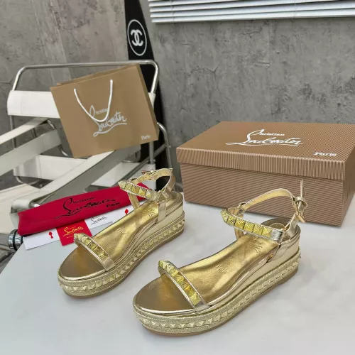 Replica Christian Louboutin Sandal For Women #1292497, $98.00 USD, [ITEM#1292497], Replica Christian Louboutin Sandal outlet from China