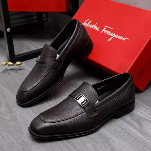 Salvatore Ferragamo Leather Shoes For Men #1293094