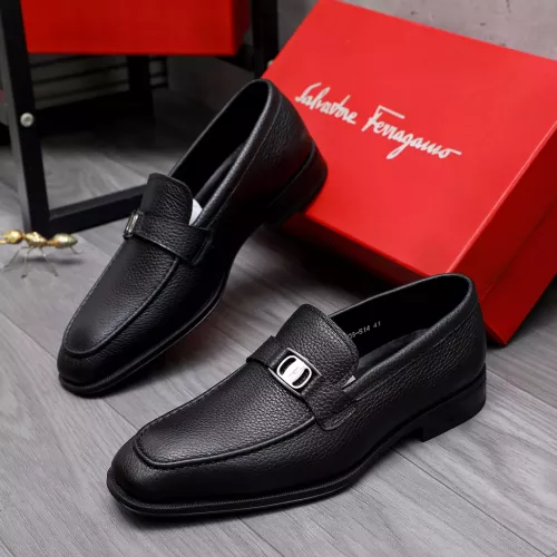 Salvatore Ferragamo Leather Shoes For Men #1293102