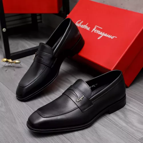 Salvatore Ferragamo Leather Shoes For Men #1293112