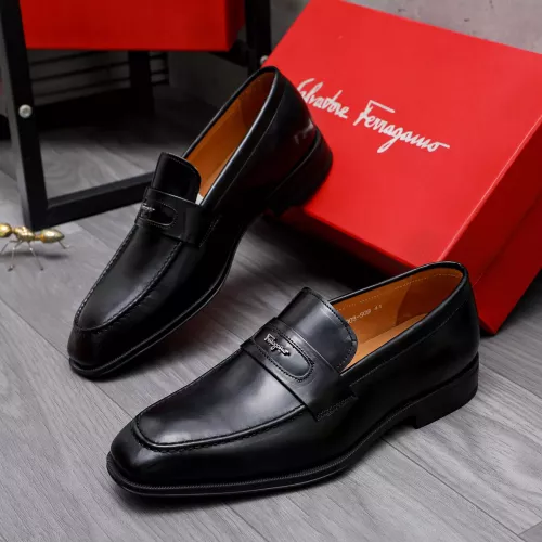 Salvatore Ferragamo Leather Shoes For Men #1293121