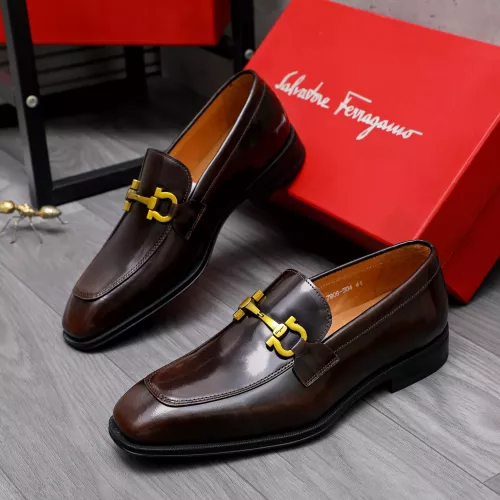 Replica Salvatore Ferragamo Leather Shoes For Men #1293138, $85.00 USD, [ITEM#1293138], Replica Salvatore Ferragamo Leather Shoes outlet from China