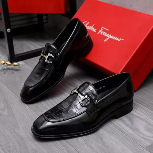 Replica Salvatore Ferragamo Leather Shoes For Men #1293144, $85.00 USD, [ITEM#1293144], Replica Salvatore Ferragamo Leather Shoes outlet from China