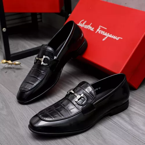 Salvatore Ferragamo Leather Shoes For Men #1293145