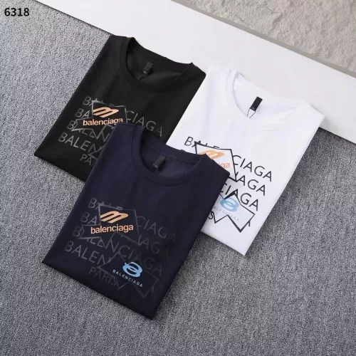 Replica Balenciaga T-Shirts Short Sleeved For Men #1293326 $32.00 USD for Wholesale