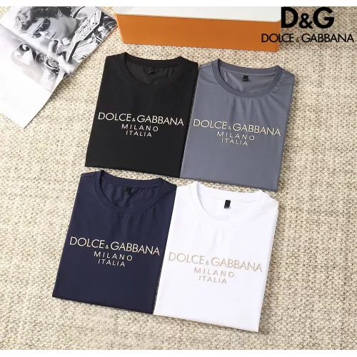 Replica Dolce & Gabbana D&G T-Shirts Short Sleeved For Men #1293413 $38.00 USD for Wholesale