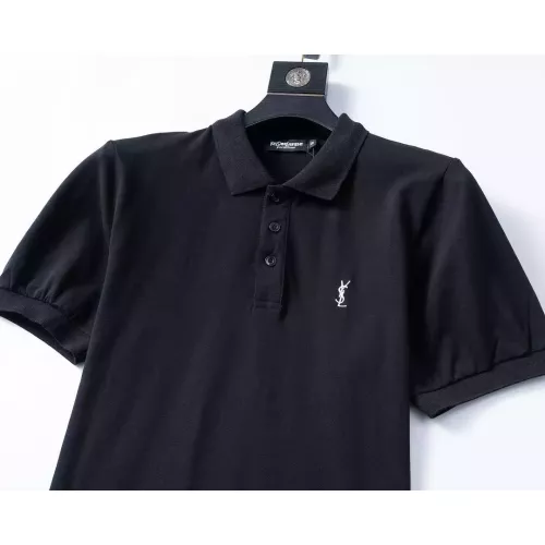 Replica Yves Saint Laurent YSL T-shirts Short Sleeved For Men #1293628 $29.00 USD for Wholesale