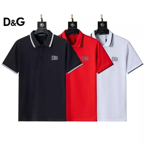 Replica Dolce & Gabbana D&G T-Shirts Short Sleeved For Men #1293645 $29.00 USD for Wholesale