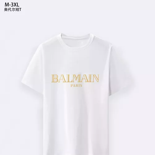 Replica Balmain T-Shirts Short Sleeved For Men #1294081, $25.00 USD, [ITEM#1294081], Replica Balmain T-Shirts outlet from China