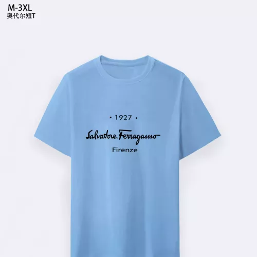 Replica Salvatore Ferragamo T-Shirts Short Sleeved For Men #1294135, $25.00 USD, [ITEM#1294135], Replica Salvatore Ferragamo T-Shirts outlet from China