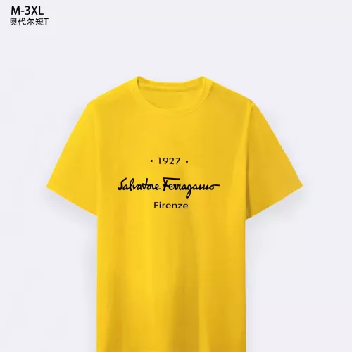 Salvatore Ferragamo T-Shirts Short Sleeved For Men #1294138