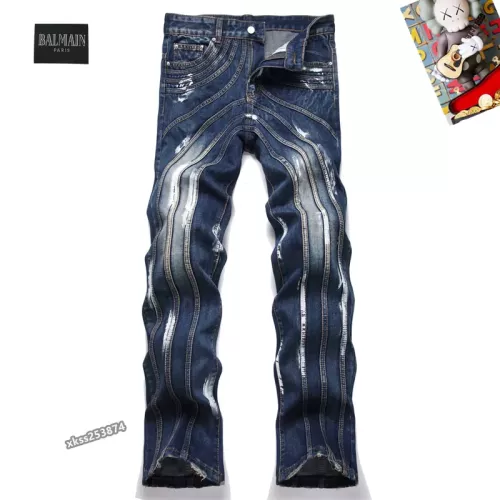 Replica Balmain Jeans For Men #1294187, $48.00 USD, [ITEM#1294187], Replica Balmain Jeans outlet from China