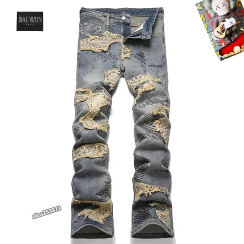 Replica Balmain Jeans For Men #1294214, $48.00 USD, [ITEM#1294214], Replica Balmain Jeans outlet from China