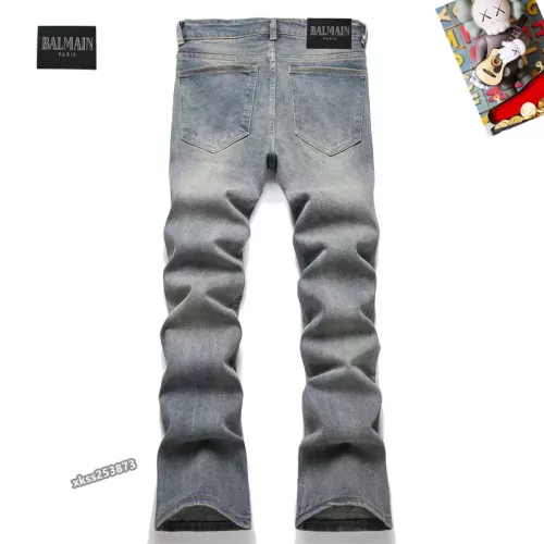 Replica Balmain Jeans For Men #1294214 $48.00 USD for Wholesale