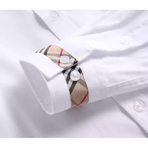 Replica Burberry Shirts Long Sleeved For Men #1294329 $40.00 USD for Wholesale