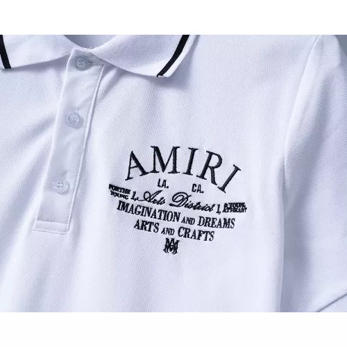 Replica Amiri T-Shirts Short Sleeved For Men #1294369 $27.00 USD for Wholesale