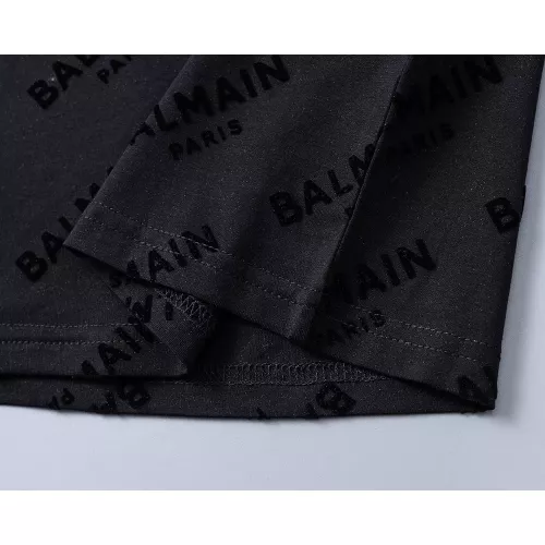 Replica Balmain T-Shirts Short Sleeved For Men #1294447 $25.00 USD for Wholesale