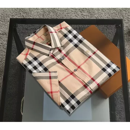 Replica Burberry Shirts Short Sleeved For Men #1294704 $38.00 USD for Wholesale