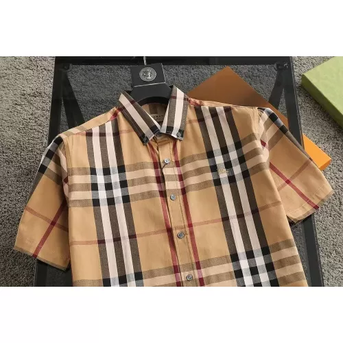 Replica Burberry Shirts Short Sleeved For Men #1294726 $36.00 USD for Wholesale