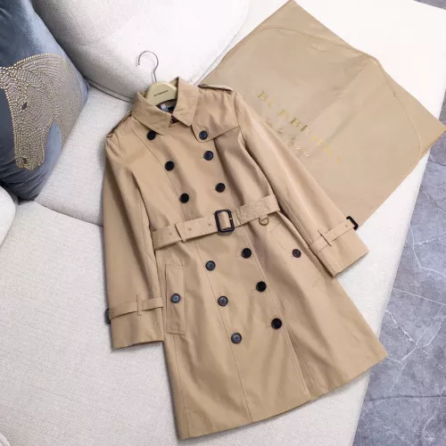 Replica Burberry Trench Coat Long Sleeved For Women #1295307, $185.00 USD, [ITEM#1295307], Replica Burberry Trench Coat outlet from China