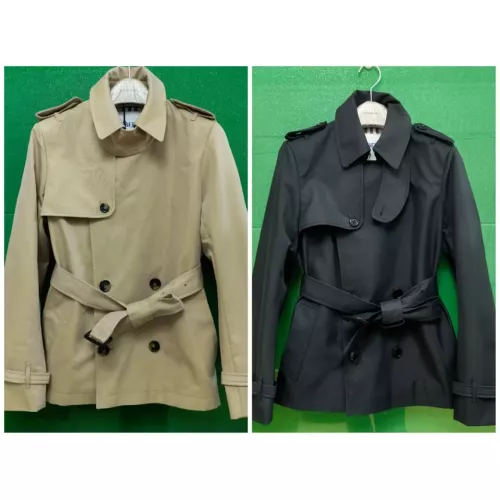 Replica Burberry Trench Coat Long Sleeved For Women #1295308 $160.00 USD for Wholesale