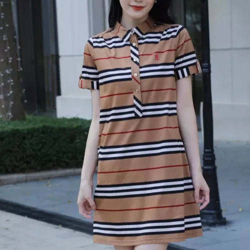 Replica Burberry Dresses Short Sleeved For Women #1295321, $96.00 USD, [ITEM#1295321], Replica Burberry Dresses outlet from China