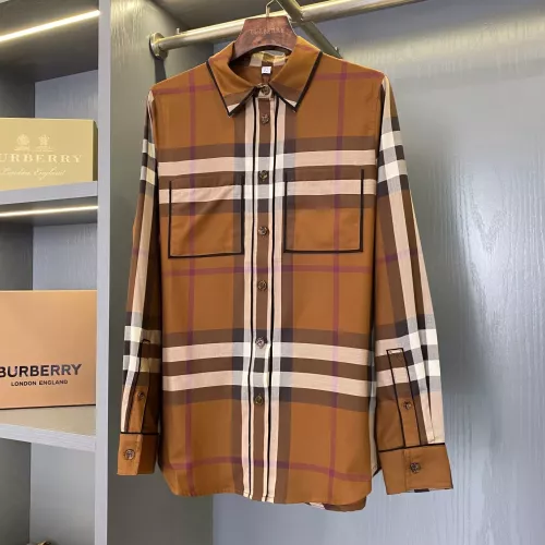 Replica Burberry Shirts Long Sleeved For Women #1295327, $88.00 USD, [ITEM#1295327], Replica Burberry Shirts outlet from China