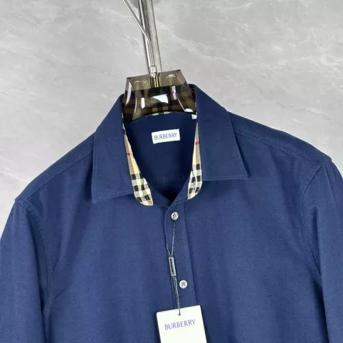 Replica Burberry Shirts Long Sleeved For Men #1295475 $92.00 USD for Wholesale