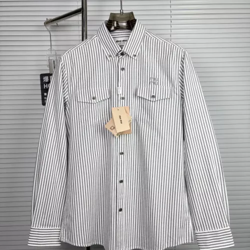 MIU MIU  Shirts Long Sleeved For Men #1295479