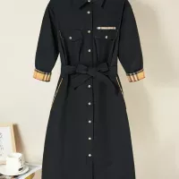 $125.00 USD Burberry Dresses Long Sleeved For Women #1291016