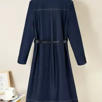 $128.00 USD Burberry Dresses Long Sleeved For Women #1291019