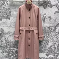 $170.00 USD Burberry Trench Coat Long Sleeved For Women #1291425