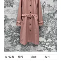 $170.00 USD Burberry Trench Coat Long Sleeved For Women #1291425