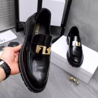 $88.00 USD Versace Leather Shoes For Men #1291994