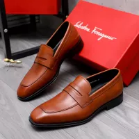 $85.00 USD Salvatore Ferragamo Leather Shoes For Men #1293114