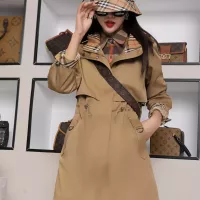 $160.00 USD Burberry Trench Coat Long Sleeved For Women #1295269