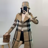 $160.00 USD Burberry Trench Coat Long Sleeved For Women #1295274