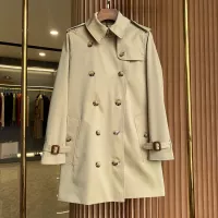 $160.00 USD Burberry Trench Coat Long Sleeved For Women #1295296