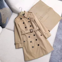 $185.00 USD Burberry Trench Coat Long Sleeved For Women #1295307