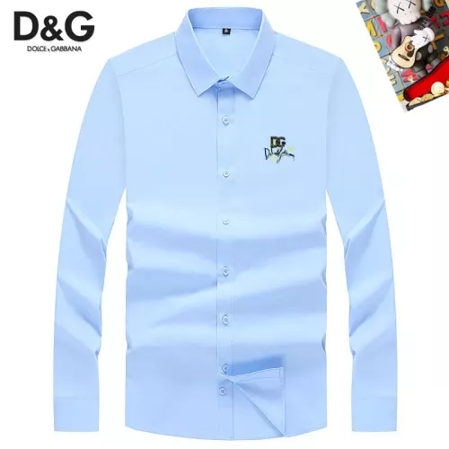 Dolce & Gabbana D&G Shirts Long Sleeved For Men #1298360