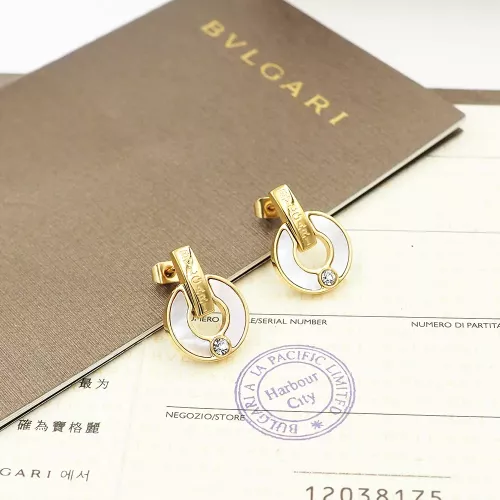 Replica Bvlgari Earrings For Women #1301581, $25.00 USD, [ITEM#1301581], Replica Bvlgari Earrings outlet from China