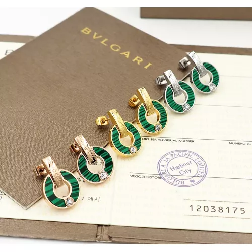 Replica Bvlgari Earrings For Women #1301584 $25.00 USD for Wholesale