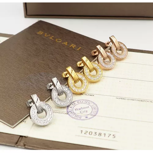 Replica Bvlgari Earrings For Women #1301585 $27.00 USD for Wholesale