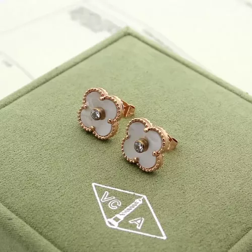 Replica Van Cleef &amp; Arpels Earrings For Women #1302037, $27.00 USD, [ITEM#1302037], Replica Van Cleef &amp; Arpels Earrings outlet from China